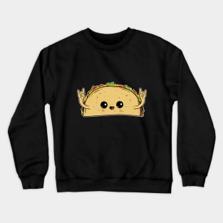 Kids Cute Taco Rocks-Cinco de Mayo Food-Foodie T Shirt Crewneck Sweatshirt